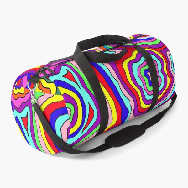 Item preview, Psychedelic Rainbow Ripple Pattern Digital Painting, Single and Repeating Pattern designed and sold by Nicolette Olivier.