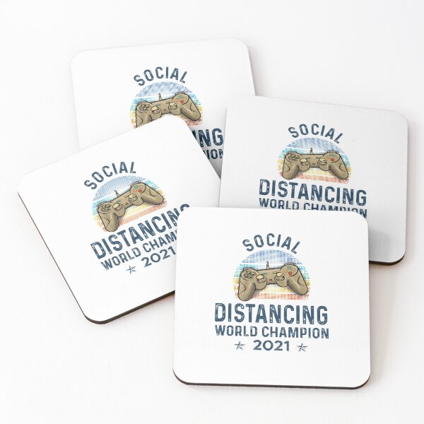 Item preview, Game - Social Distancing World Champion 2021 - Funny Best Gift Ideas - Game Lovers designed and sold by NDTStore.