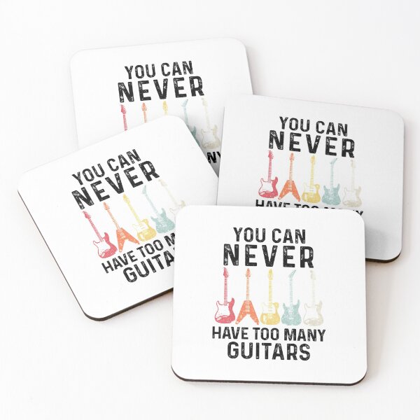 Item preview, Funny Retro Vintage -You Can Never Have Too Many Guitars Music - Best Funny Gift For Guitar Lovers designed and sold by NDTStore.