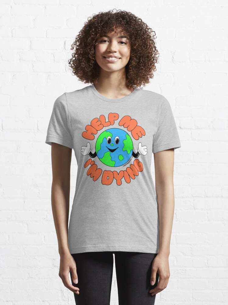 Alternate view of Help Me, I’m Dying- The Peach Fuzz Essential T-Shirt