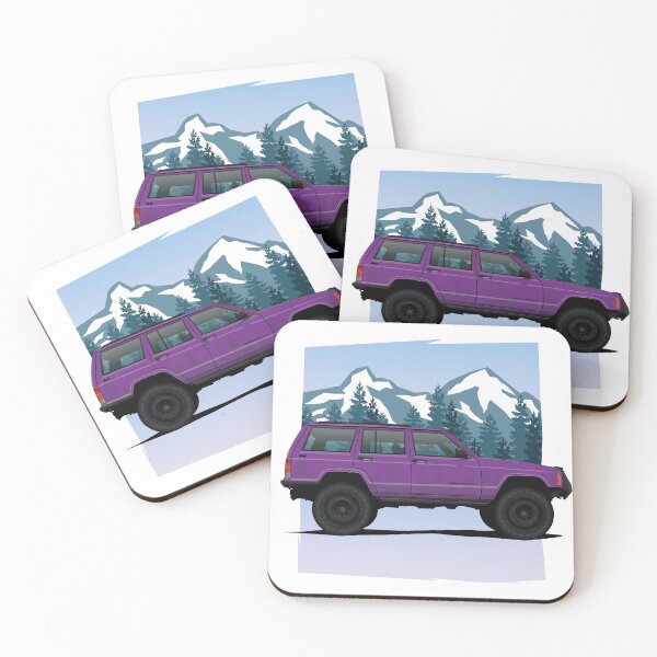 Item preview, Cherokee XJ off road purple designed and sold by OlegNaches.