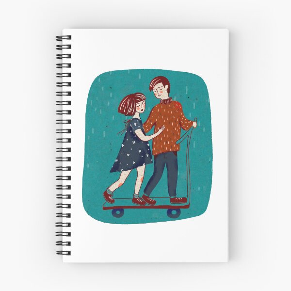 Item preview, Lovers on a scooter. Valentine's Day designed and sold by zatmeniee.