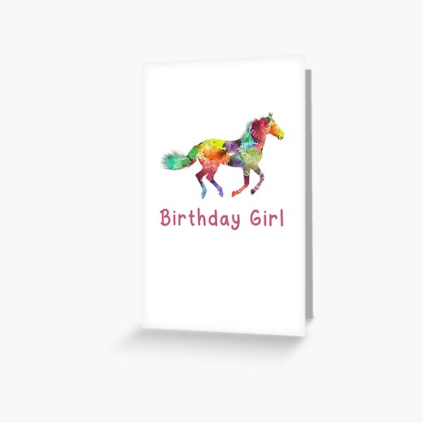 Womens Birthday Girl - Funny Best Gift Ideas For Girl Mothers Day Birthday Greeting Card