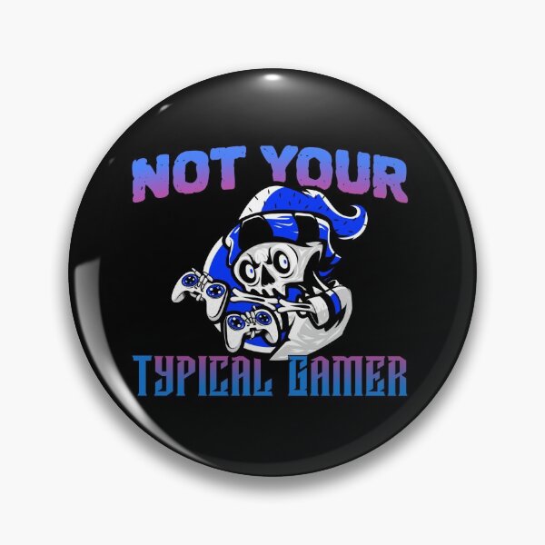 Item preview, Not Your TYPICAL GAMER Skeleton Design designed and sold by LevelUpMerch.