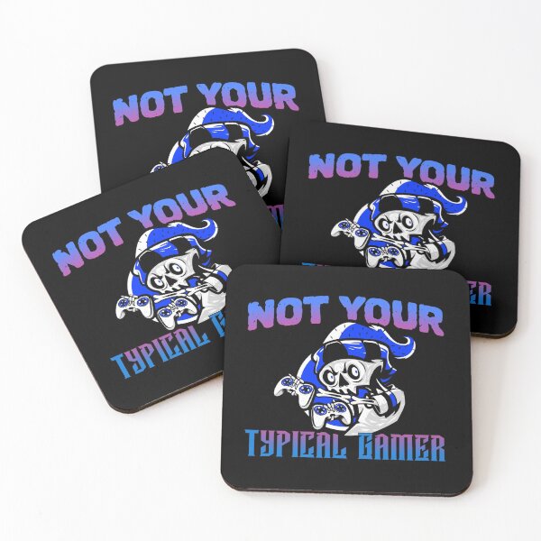 Item preview, Not Your TYPICAL GAMER Skeleton Design designed and sold by LevelUpMerch.