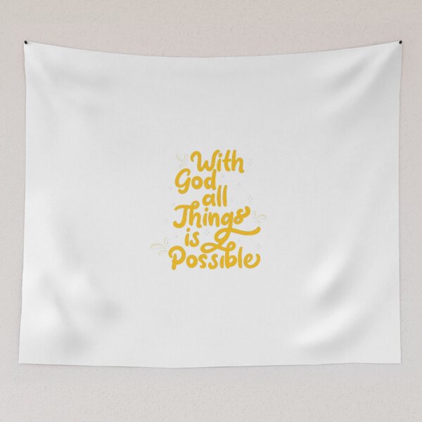 Item preview, With God all things is possible designed and sold by kokiii Designs.