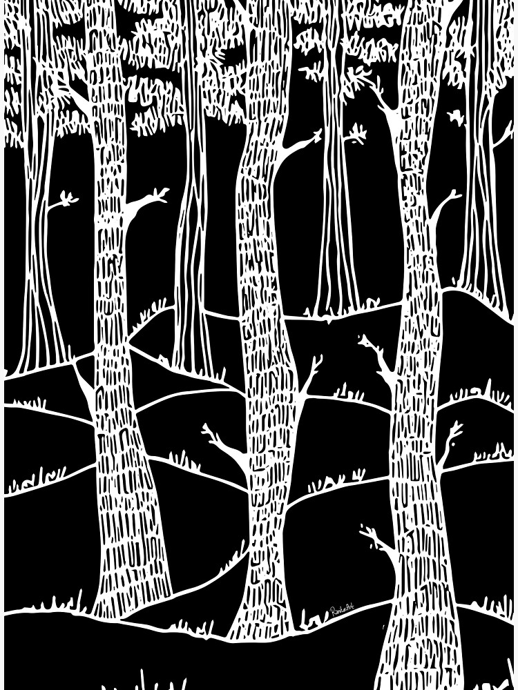 weisse wälder in winter von RanitasArt