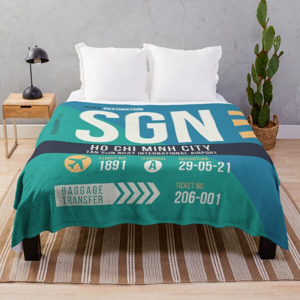 Item preview, Ho Chi Minh City (SGN) Airport Code Baggage Tag designed and sold by SLAG-Creative.
