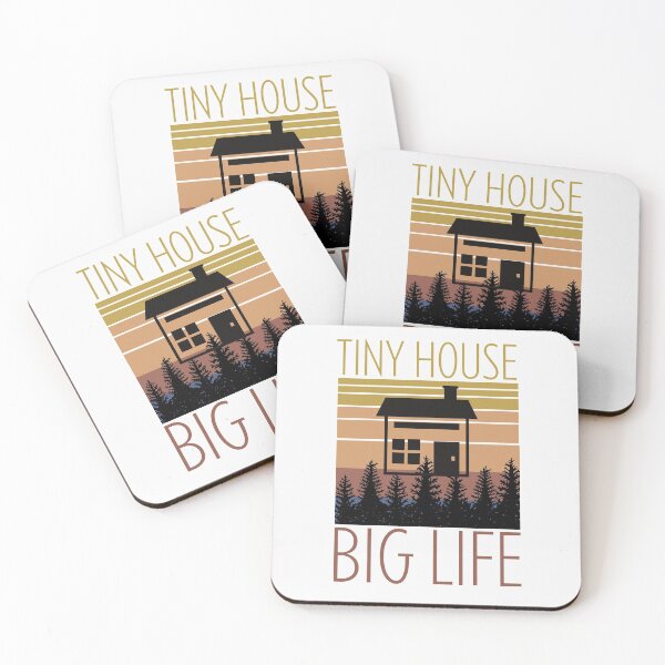 Item preview, Tiny House Big Life Retro Vintage  designed and sold by InkItStudio.