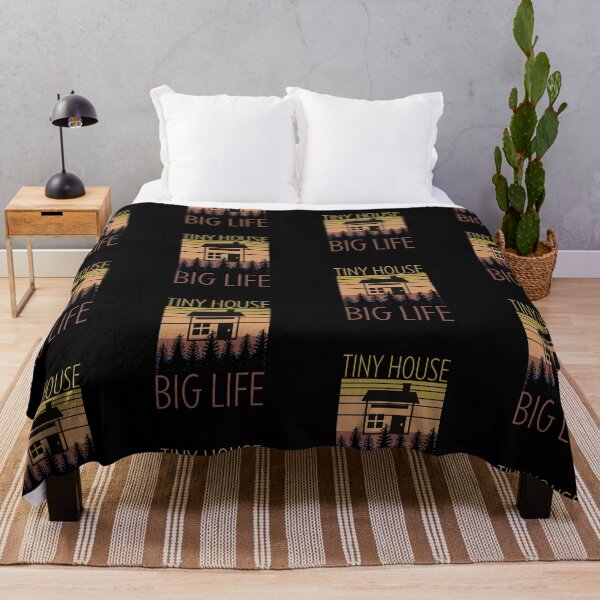 Item preview, Tiny House Big Life Retro Vintage  designed and sold by InkItStudio.