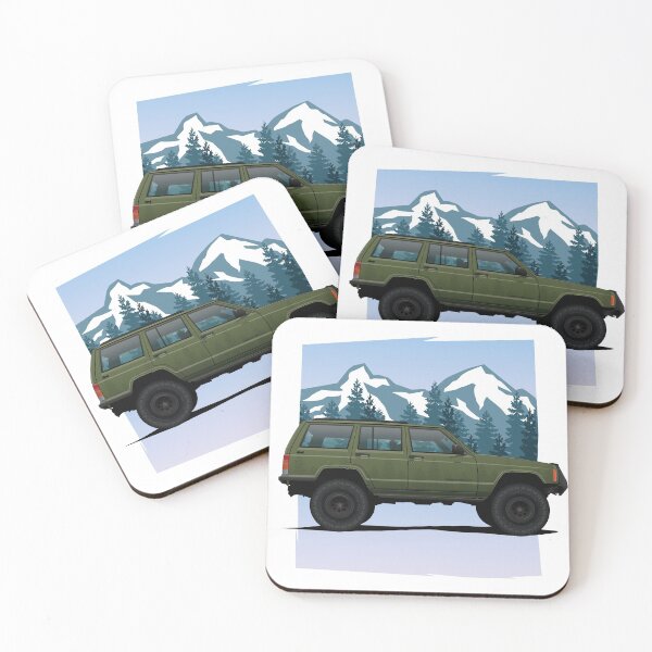 Item preview, Cherokee XJ off road khaki designed and sold by OlegNaches.