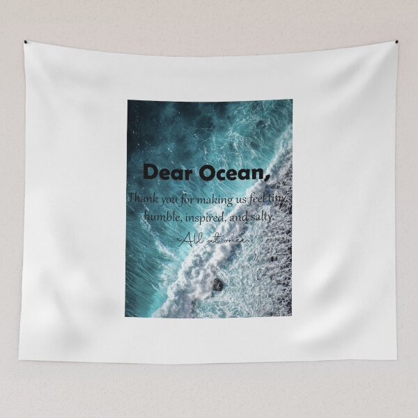 Item preview, Dear ocean t-shirt design  designed and sold by zouhairchnafa.