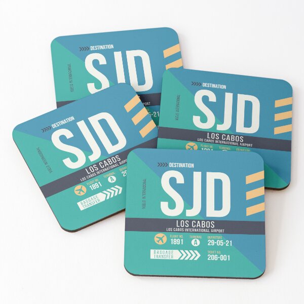Item preview, Los Cabos (SJD) Airport Code Baggage Tag designed and sold by SLAG-Creative.