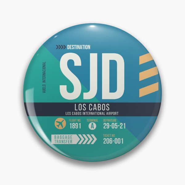 Item preview, Los Cabos (SJD) Airport Code Baggage Tag designed and sold by SLAG-Creative.