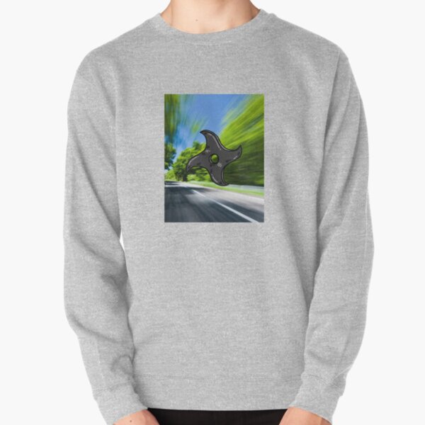 Cartoon Shuriken Pullover Sweatshirt