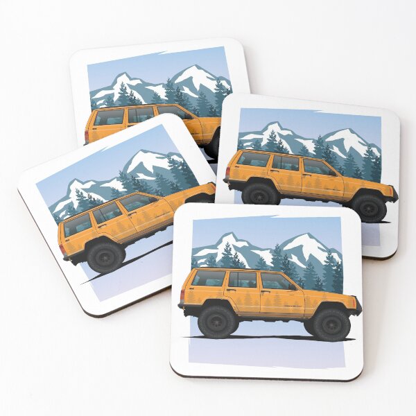 Item preview, Cherokee XJ off road orange designed and sold by OlegNaches.