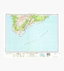 USGS TOPO Map Hawaii HI Hawaii South 349926 1962 250000 Photographic Print