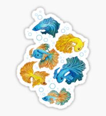 Beta Fish Sticker