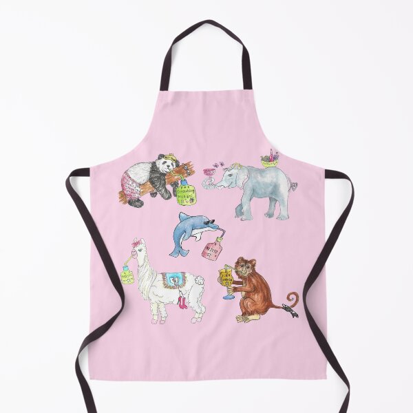 Item preview, Animals Drinking Mocktails set designed and sold by Reanna Bakshani.
