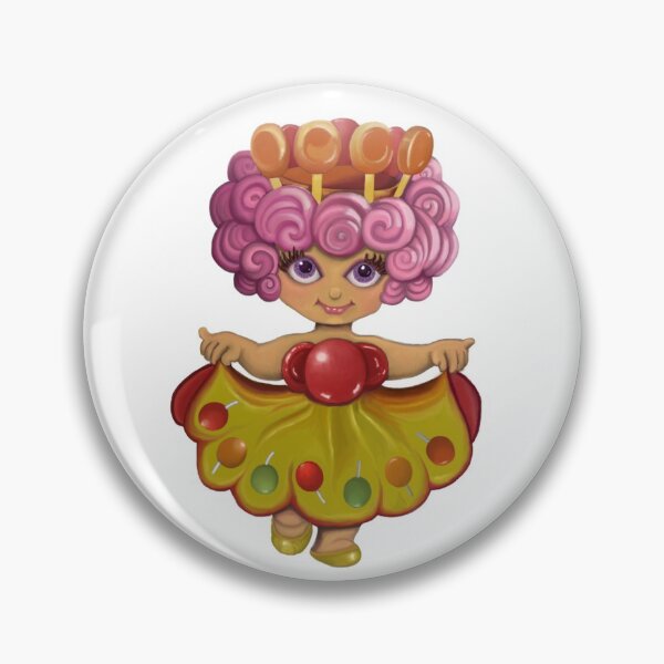 Item preview, Retro Toys Candy Land Princess Lolly Digital Painting, Single and Repeating Pattern  designed and sold by Nicolette Olivier.