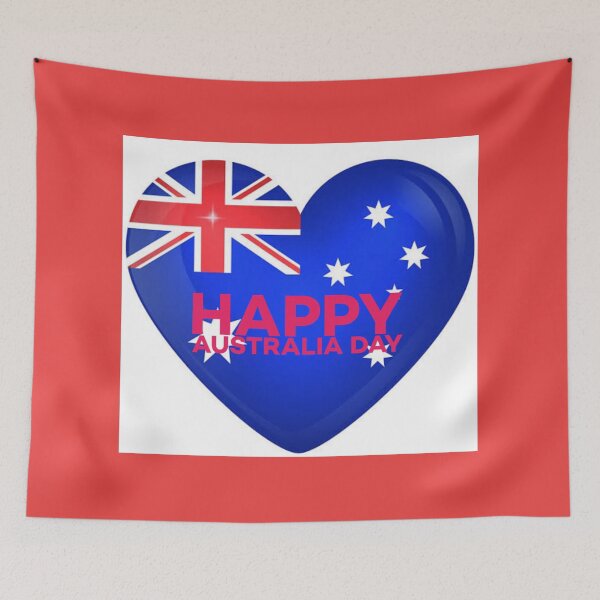 Item preview, Happy Australia day designed and sold by KAMRAN HASSAN.
