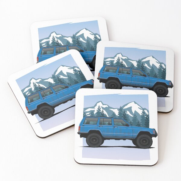 Item preview, Cherokee XJ off road blue designed and sold by OlegNaches.