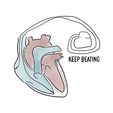 Artwork thumbnail, keep beating by rubyarieth