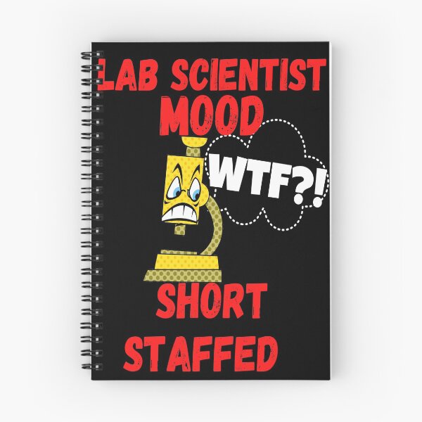 Item preview, LAB SCIENTIST MOOD CARTOON MICROSCOPE WTF?! SHORT STAFFED FUNNY MEDICAL LABORATORY SCIENTIST  designed and sold by Hippiesole.