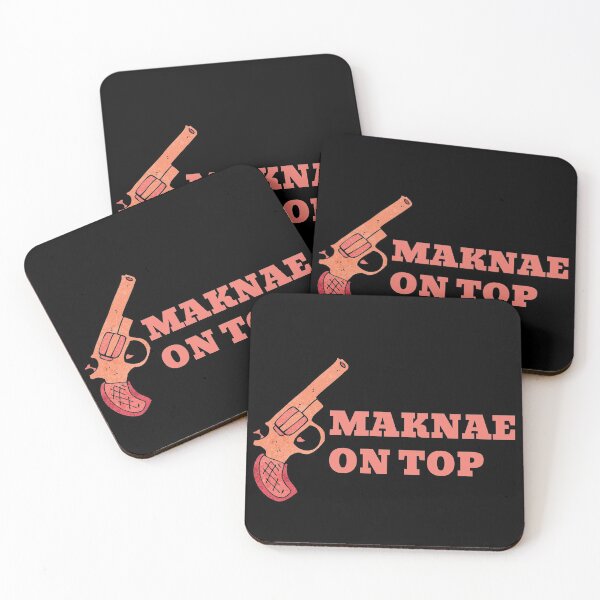 Item preview, MAKNAE ON TOP Stray Kids Cute KPOP Lyrics Peach Red designed and sold by SugarSaint.