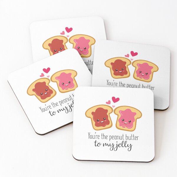 Item preview,  valentine's day , you're the peanut better to my jelly  designed and sold by chopola-shop.
