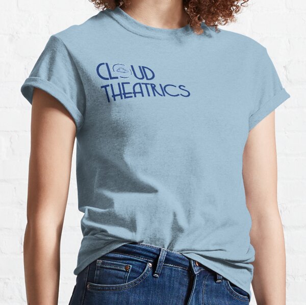 Cloud Theatrics Text Logo (Blue) Classic T-Shirt