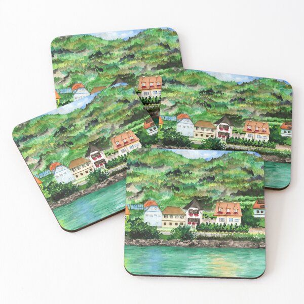 Item preview, Houses on the Danube River designed and sold by sydneymusselman.
