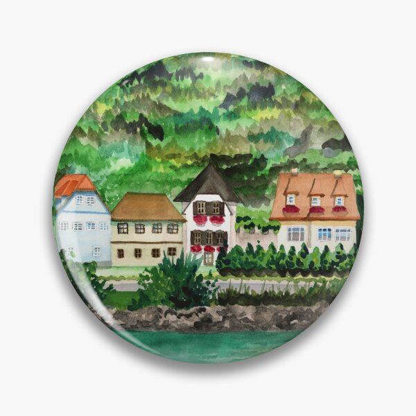 Item preview, Houses on the Danube River designed and sold by sydneymusselman.