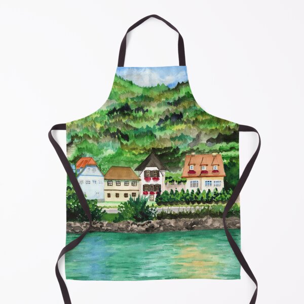Item preview, Houses on the Danube River designed and sold by sydneymusselman.