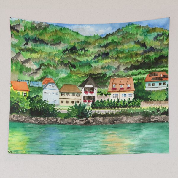 Item preview, Houses on the Danube River designed and sold by sydneymusselman.