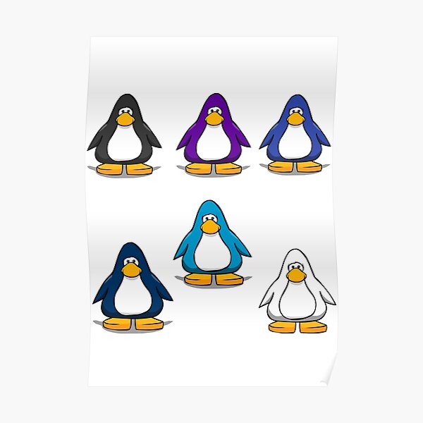 Poster Club Penguin Redbubble