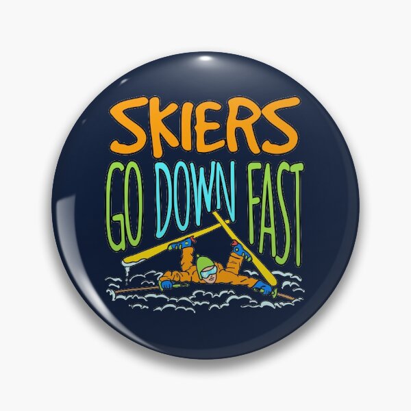 Item preview, Skiers Go Down Fast Skiing designed and sold by jaygo.