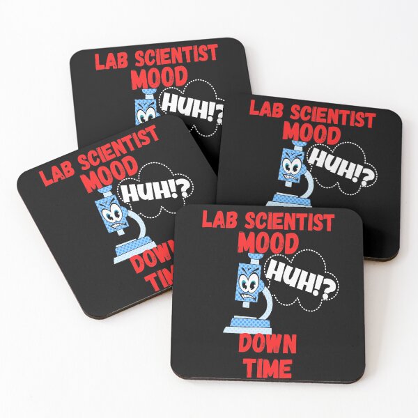 Item preview, LAB SCIENTIST MOOD CARTOON MICROSCOPE HUH!? DOWN TIME FUNNY MEDICAL LABORATORY SCIENTIST  designed and sold by Hippiesole.