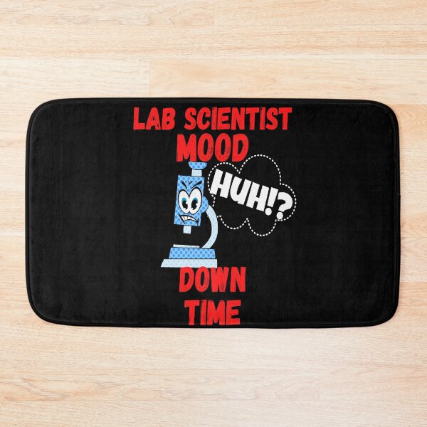 Item preview, LAB SCIENTIST MOOD CARTOON MICROSCOPE HUH!? DOWN TIME FUNNY MEDICAL LABORATORY SCIENTIST  designed and sold by Hippiesole.