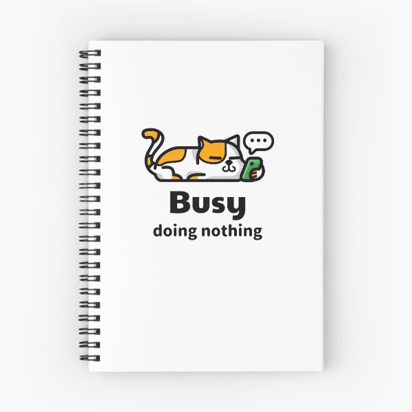 Item preview, Cat Busy Doing Nothing designed and sold by rodmendonca.