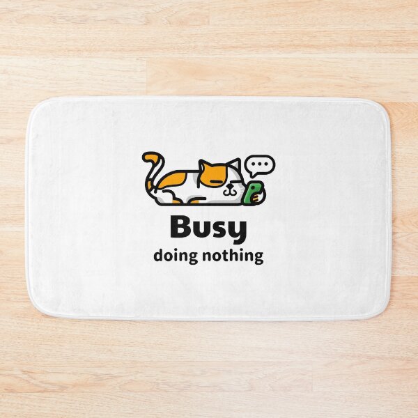 Item preview, Cat Busy Doing Nothing designed and sold by rodmendonca.