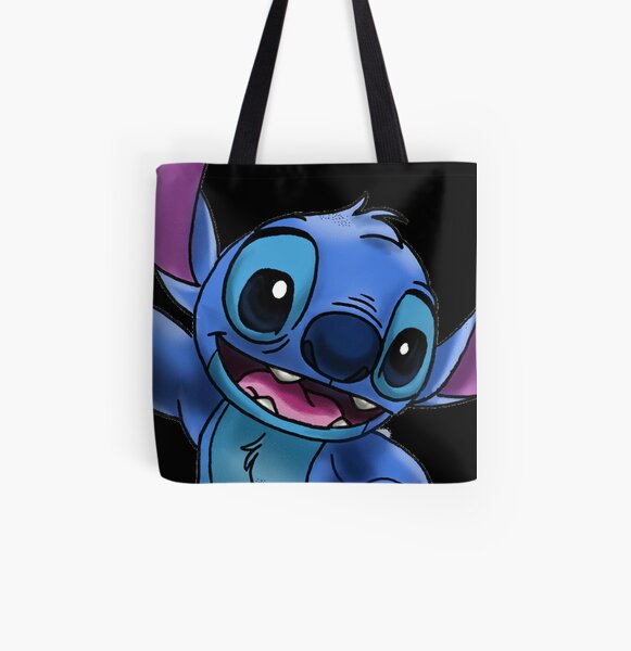 Experiment 626 (Stitch) Zoomed In All Over Print Tote Bag