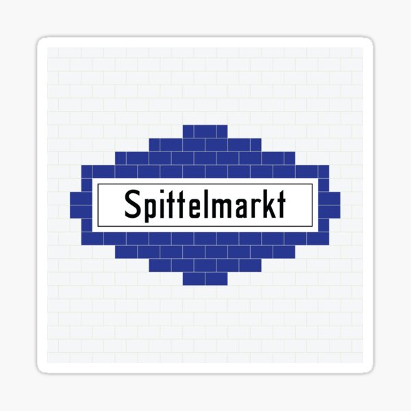 Spittelmarkt Station Tiles (Berlin) Sticker