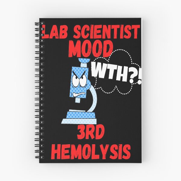Item preview, LAB SCIENTIST MOOD CARTOON MICROSCOPE WTH?! 3RD HEMOLYSIS FUNNY MEDICAL LABORATORY SCIENTIST  designed and sold by Hippiesole.