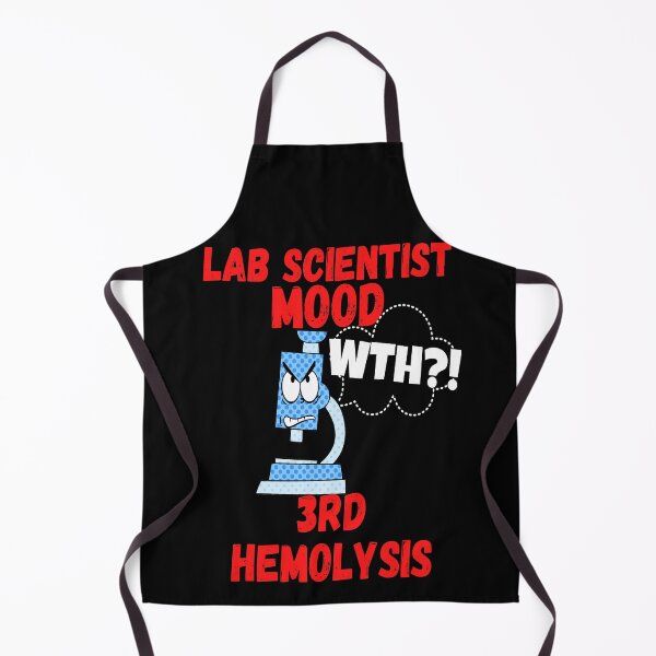 Item preview, LAB SCIENTIST MOOD CARTOON MICROSCOPE WTH?! 3RD HEMOLYSIS FUNNY MEDICAL LABORATORY SCIENTIST  designed and sold by Hippiesole.