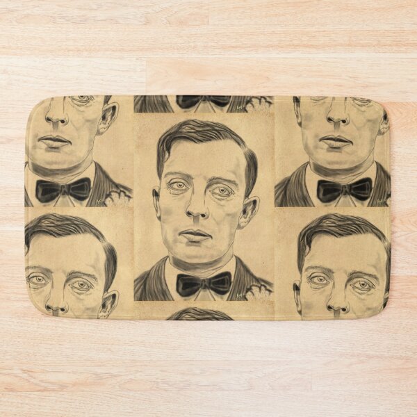 Item preview, Buster Keaton on Parchment, Magical Realism Digital Painting, Single and Repeating Pattern, Choose Your Own Background designed and sold by Nicolette Olivier.