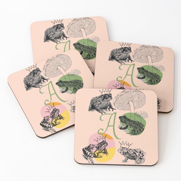 Item preview, Frog Lover Letter A Monogram Modern Aesthetic  designed and sold by kestrada2906.