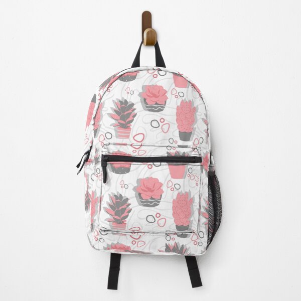 Item preview, Pink grey cute succulents pattern designed and sold by MarineTreasury.