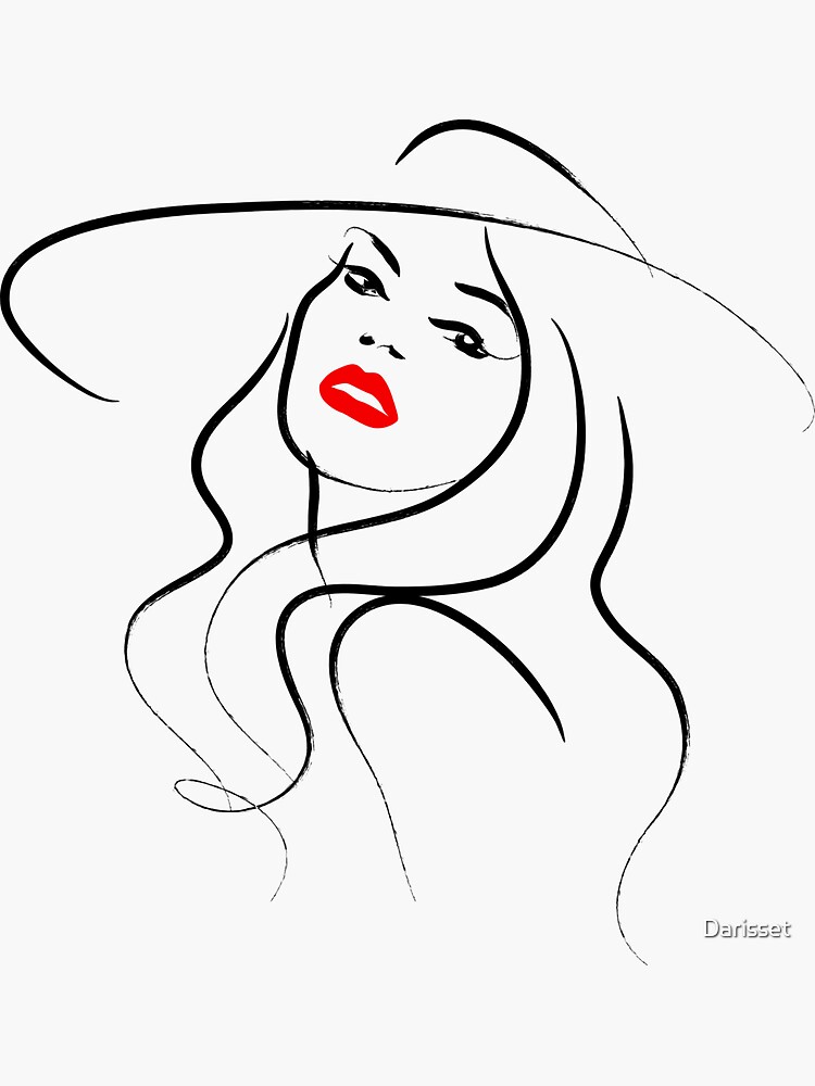 "Women Art SVG, Hot Women" Sticker for Sale by Darisset | Redbubble