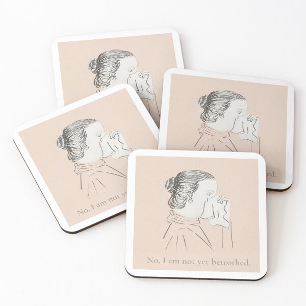 Item preview, No I am not yet betrothed (vintage funny) designed and sold by charsquared.